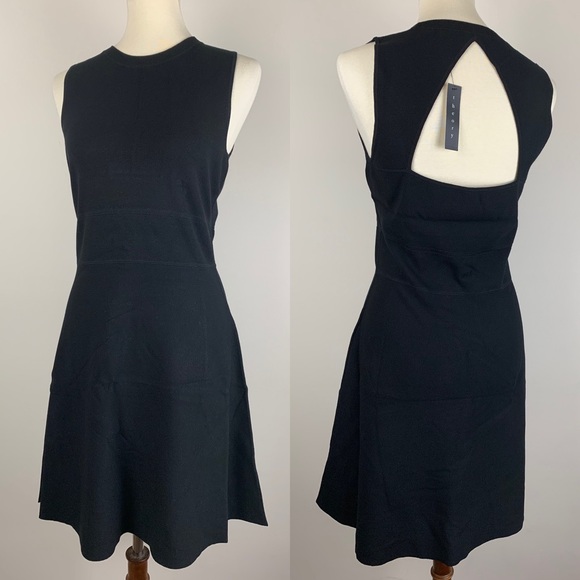 THEORY Maysen Prosecco Dress L - Picture 3 of 8